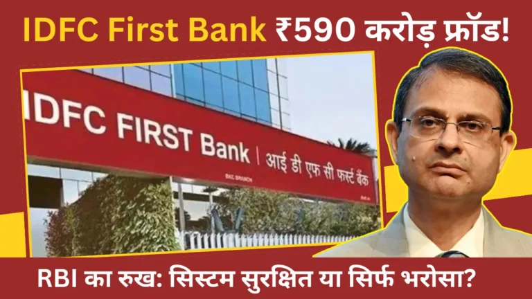 IDFC First Bank ₹590 करोड़ फ्रॉड